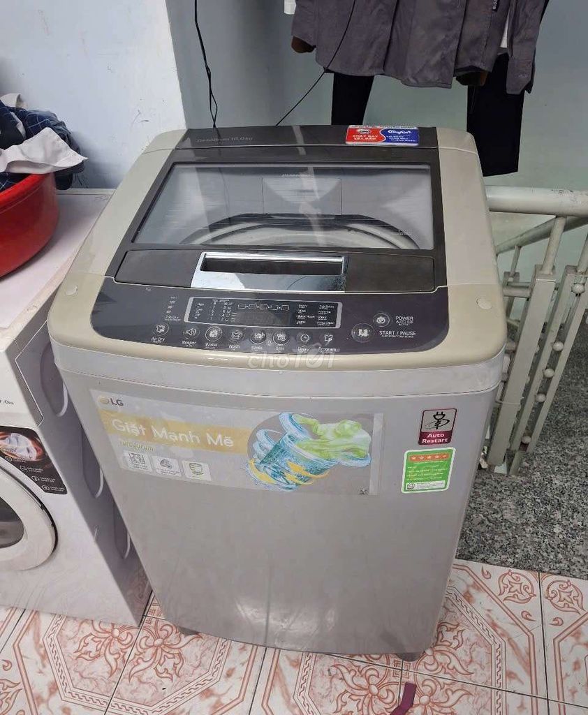 Thánh lý máy giặt LG 10kg chạy tốt có lắp đặt