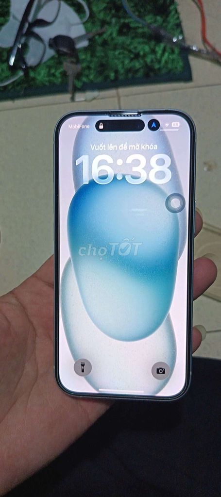 Apple iPhone 15 128GB Xanh 93%. Mua bán Điện thoại tại Thành phố Dĩ An Bình Dương được đăng bởi huy hình 1