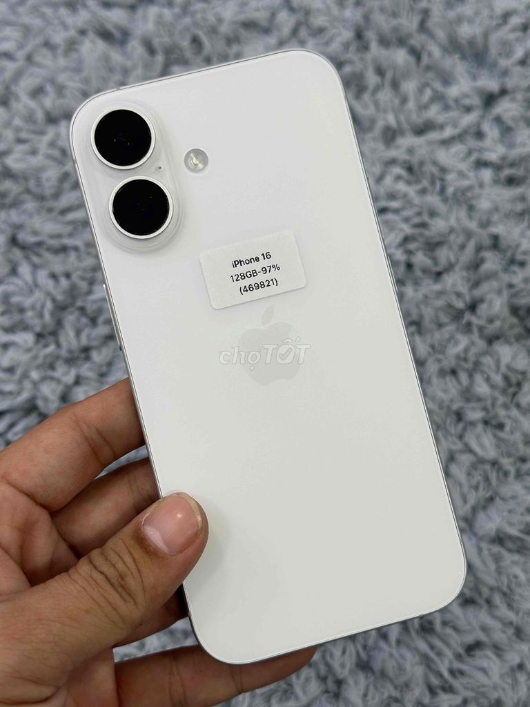 📱iPhone 16 128G Trắng💎Có Khay Sim🔥Hỗ Trợ Nợ Xấu. Mua bán Điện thoại tại Quận Ngô Quyền Hải Phòng được đăng bởi TRAN SONG HA hình 1