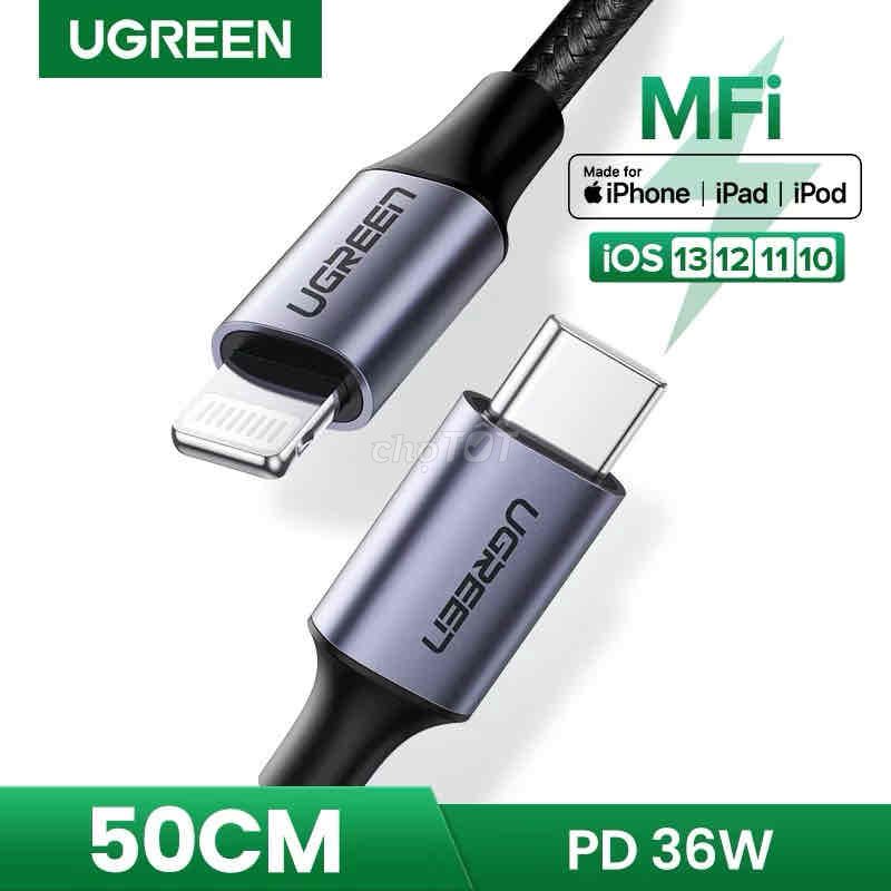 Cáp sạc MFI C-L Ugreen 0.5m