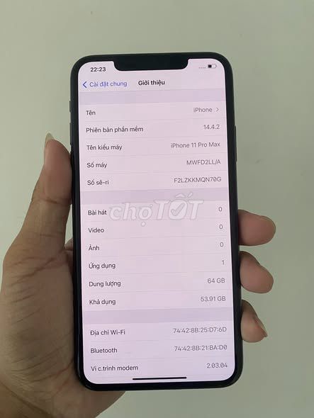 iPhone 11 Pro Max 64GB Xanh Đã sử dụng. Mua bán Điện thoại tại Quận Gò Vấp Tp Hồ Chí Minh được đăng bởi Hội Đồ Điện Tử hình 1