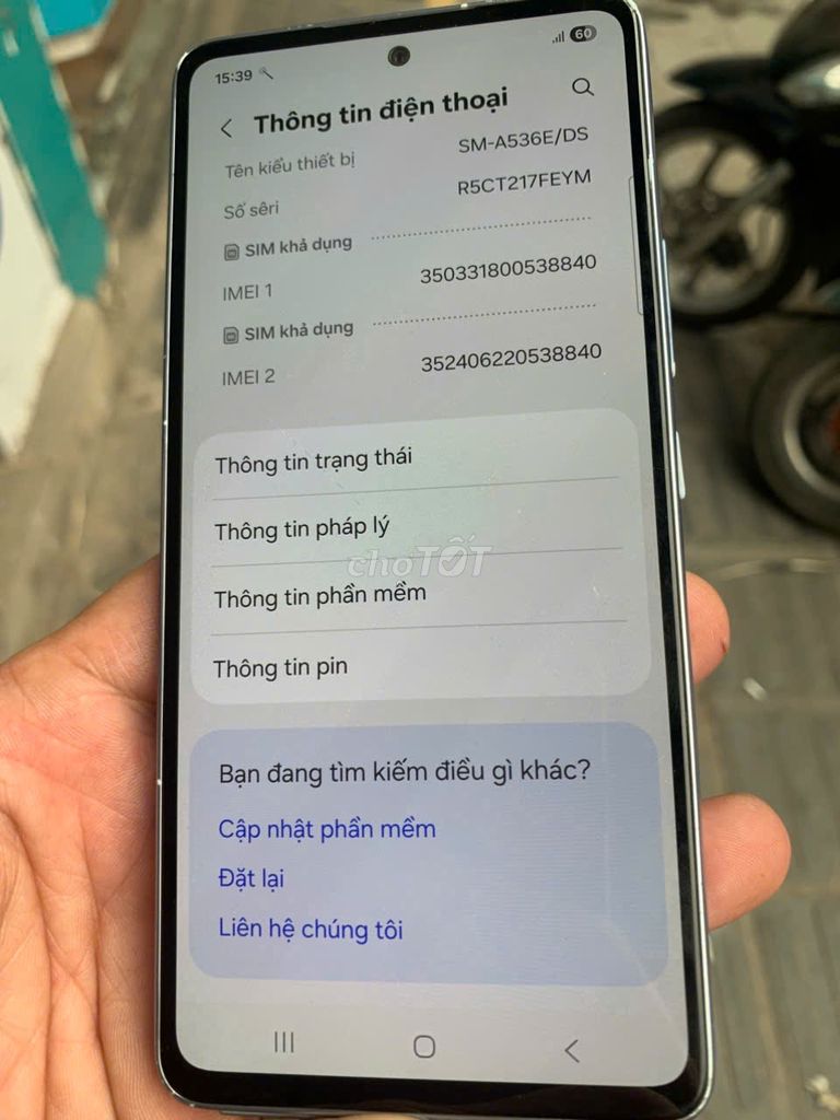 Samsung A53 8GB/128GB Xám. Mua bán Điện thoại tại Quận Hai Bà Trưng Hà Nội được đăng bởi Nguyen Hoang Anh hình 1