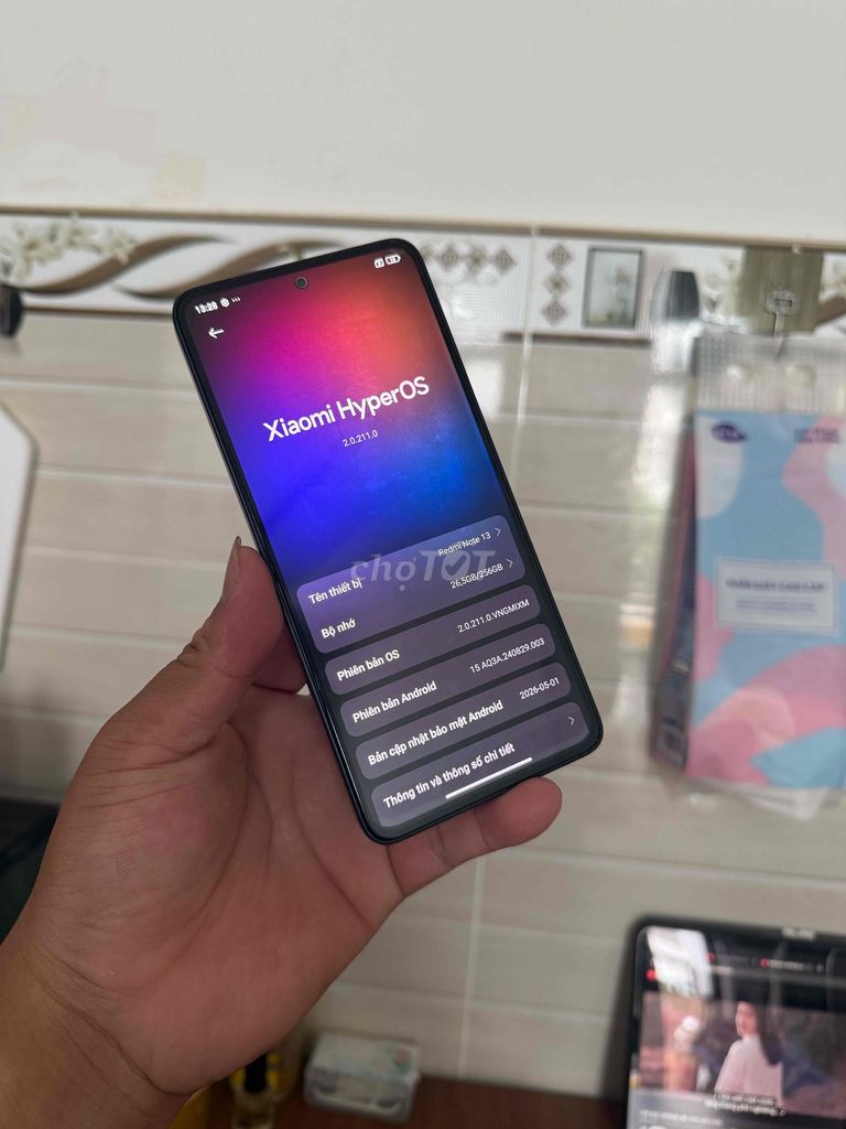 Xiaomi Redmi Note 13 256GB Đen. Mua bán Điện thoại tại Quận Tân Phú Tp Hồ Chí Minh được đăng bởi Thành Lê hình 1