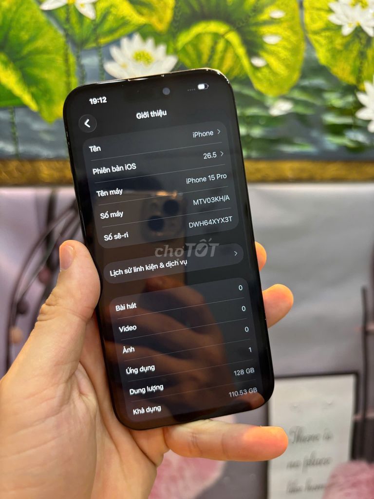 15 Pro 128GB Oled face id khay sim. Mua bán Điện thoại tại Quận Bắc Từ Liêm Hà Nội được đăng bởi Cửa hàng Bính Táo hình 1