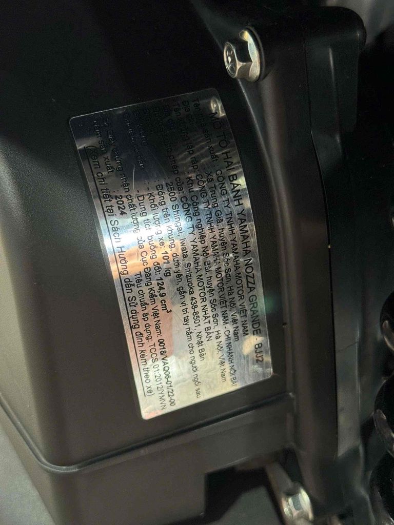 Yamaha Grande 2024 Đen nhám 1858 km. Mua bán Xe máy tại Thành phố Buôn Ma Thuột Đắk Lắk được đăng bởi Ngô quốc Việt  hình 5