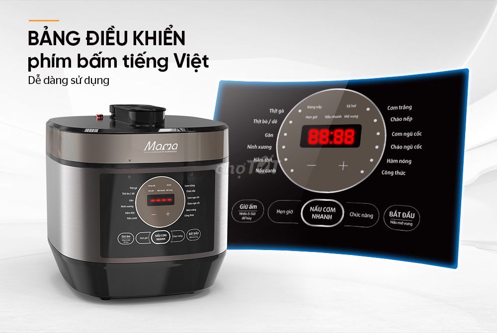 Nồi áp suất điện Sunhouse Mama SHD1580 5 lít. Mua bán Bếp, lò, đồ điện nhà bếp tại Thành phố Biên Hòa Đồng Nai được đăng bởi Vinh hình 1