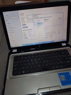 Laptop HP 15,6" RAM 8GB SSD 240GB PIN cầm _ Mượt
