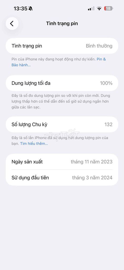 Apple iPhone 15 Pro Max 256GB Xám 98%. Mua bán Điện thoại tại Thành phố Dĩ An Bình Dương được đăng bởi Nguyen Tuyen hình 1