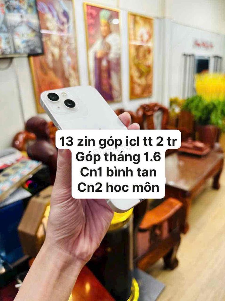 Apple iPhone 13 Trắng Mới. Mua bán Điện thoại tại Huyện Hóc Môn Tp Hồ Chí Minh được đăng bởi Bình Apple hình 1