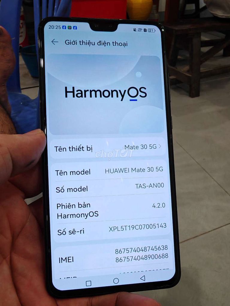 Huawei Mate 30 5G Tím HarmonyOS. Mua bán Điện thoại tại Huyện Thanh Trì Hà Nội được đăng bởi Khanhnd hình 1