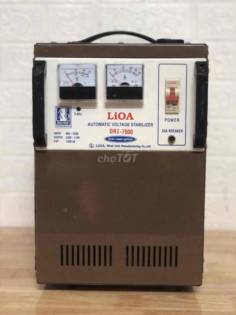 Ổn áp LIOA . 7,5KVA. Mua bán Nội thất, đồ gia dụng khác tại Huyện Đông Hưng Thái Bình được đăng bởi Huy Nguyễn hình 1