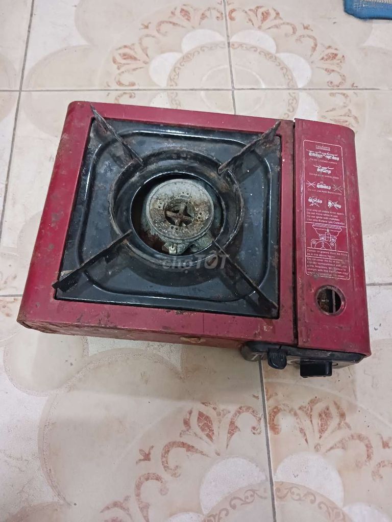 Bếp ga du lịch Kim loại Đỏ Hỏng đánh lửa. Mua bán Bếp, lò, đồ điện nhà bếp tại Quận Hai Bà Trưng Hà Nội được đăng bởi Trần Đăng Minh hình 1