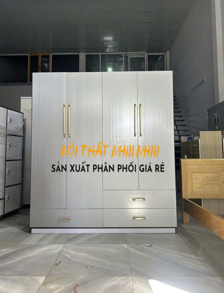 Tủ quần áo nhựa trắng 1m8x1m45. Mua bán Tủ, kệ gia đình tại Quận 5 Tp Hồ Chí Minh được đăng bởi Ngọc NTTL hình 1
