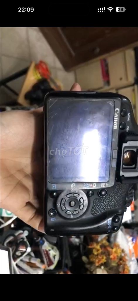 Máy ảnh Canon EOS 500D Đen. Mua bán Máy ảnh, Máy quay tại Huyện Phú Riềng Bình Phước được đăng bởi Võ Hoàng Giang hình 1