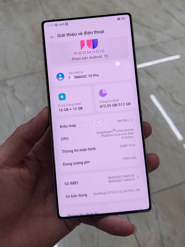 RedMagic 10 Pro 512GB Bạc. Mua bán Điện thoại tại Quận Nam Từ Liêm Hà Nội được đăng bởi Phạm Hùng hình 1