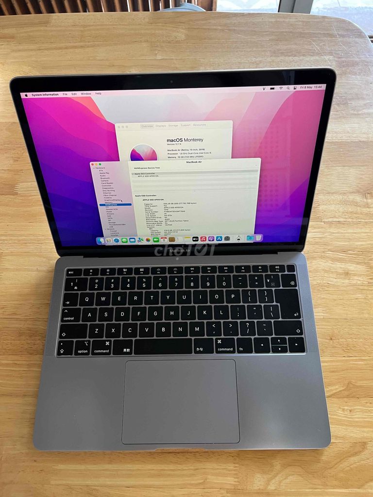 Apple MacBook Air 2019 i5 13 inch 16GB/512GB. Mua bán Laptop tại Quận Sơn Trà Đà Nẵng được đăng bởi BƠ BƯ Macbook Cũ hình 1