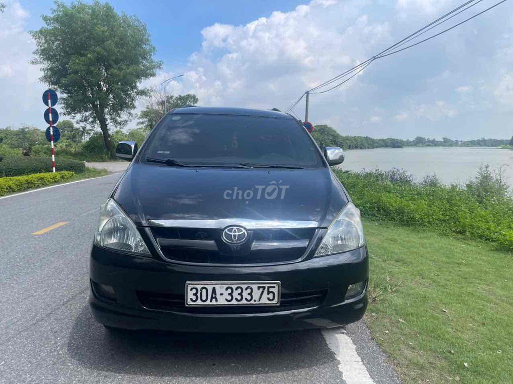 Toyota Innova G 2006 Số sàn Đen chính chủ xe  đẹp