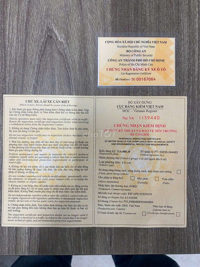 Escape 2005 cần bán. Mua bán Ô tô tại Quận Bình Tân Tp Hồ Chí Minh được đăng bởi Bao khoa hình 11