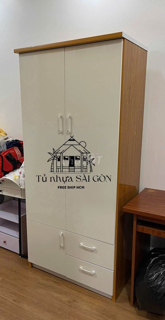 Tủ quần áo Nhựa Đài Loan 1m8x82x42cm Tủ quần áo. Mua bán Tủ, kệ gia đình tại Huyện Bình Chánh Tp Hồ Chí Minh được đăng bởi Nội thất giá xưởng hình 1