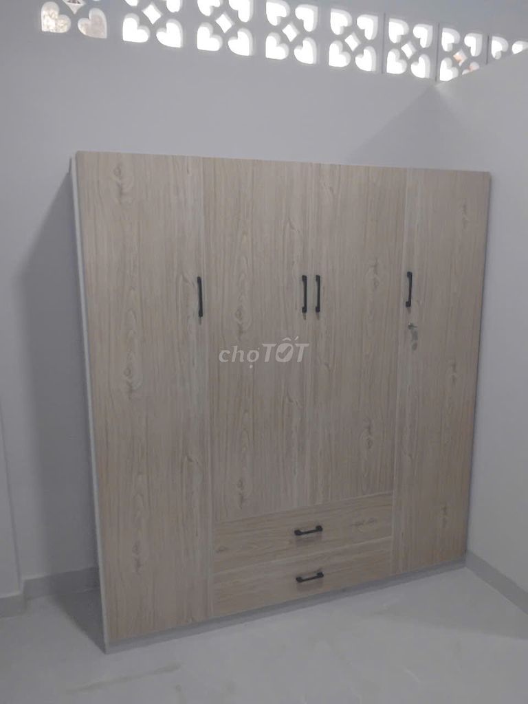 Tủ quần áo Nhựa Đài Loan 4 cánh 1m65. Mua bán Tủ, kệ gia đình tại Thành phố Biên Hòa Đồng Nai được đăng bởi Phương hoa hình 1