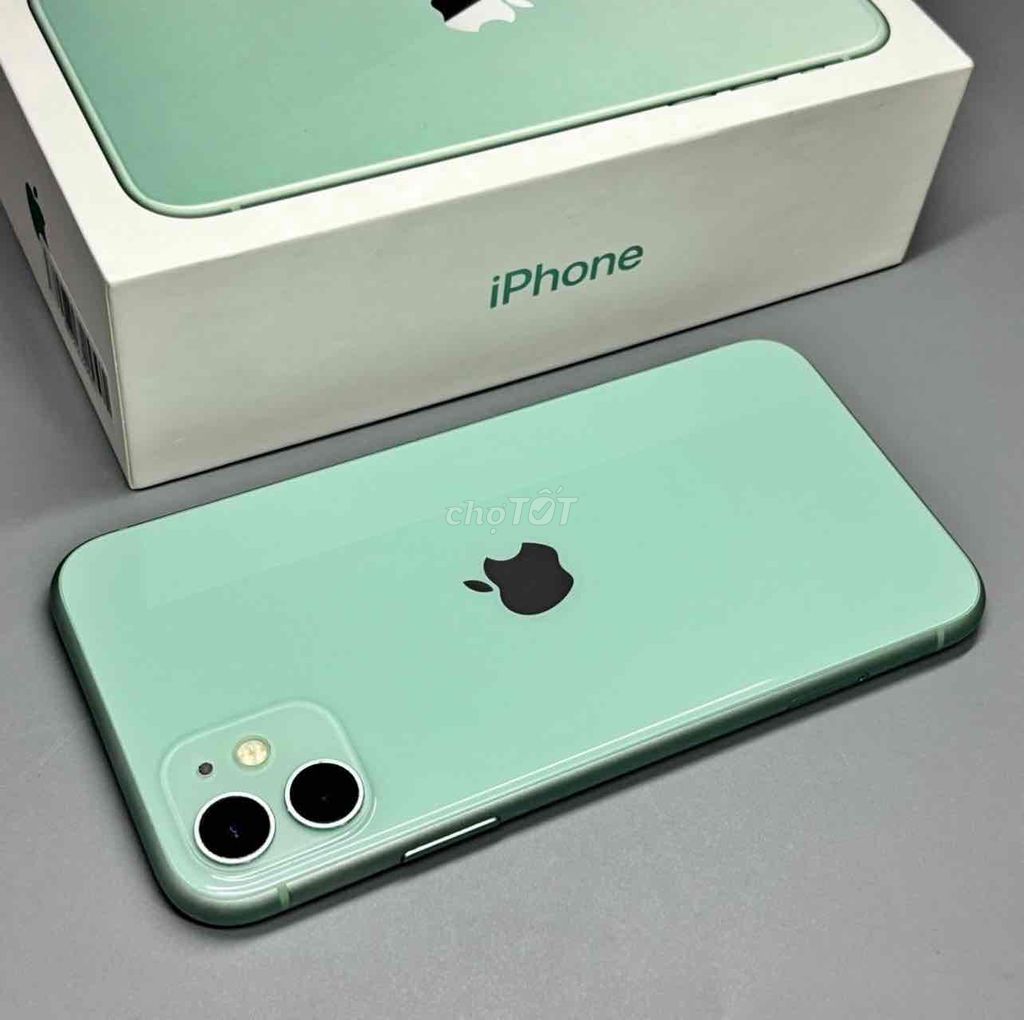 iPhone 11 128GB Xanh FULLBOX KENG BH APPLE 2023. Mua bán Điện thoại tại Quận 10 Tp Hồ Chí Minh được đăng bởi iStockHCM hình 1