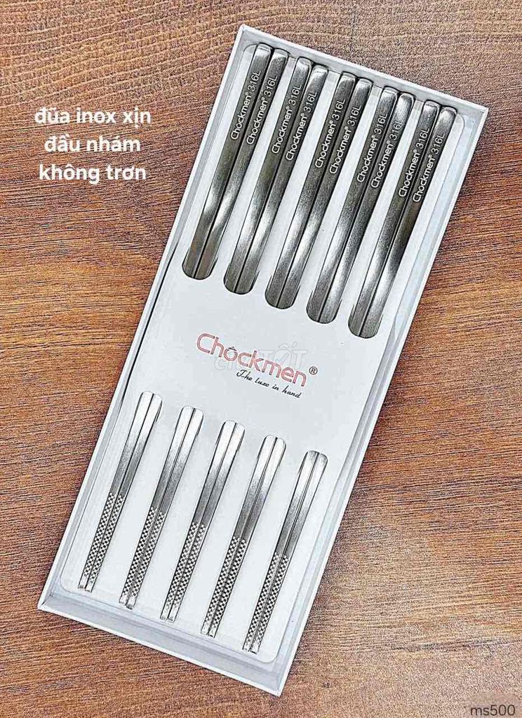 Đũa Chockmen Inox 316L Bạc. Mua bán Dụng cụ nhà bếp tại Thành phố Rạch Giá Kiên Giang được đăng bởi Đức Bảo Trần hình 1