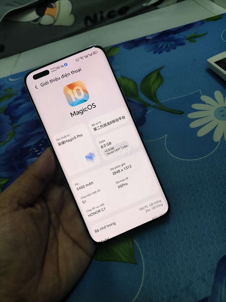 Honor Magic 5 Pro 256GB có giao lưu. Mua bán Điện thoại tại Quận Bình Tân Tp Hồ Chí Minh được đăng bởi Nguyễn Thanh hình 1