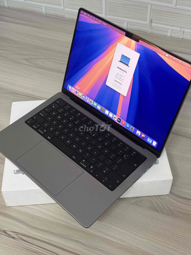 Macbook Pro 2021 -14 inch , M1 Pro- 16 GB- ssd 1tb. Mua bán Laptop tại Quận Bình Thạnh Tp Hồ Chí Minh được đăng bởi Mac Hiền 50 Nguyễn Cửu Vân hình 2