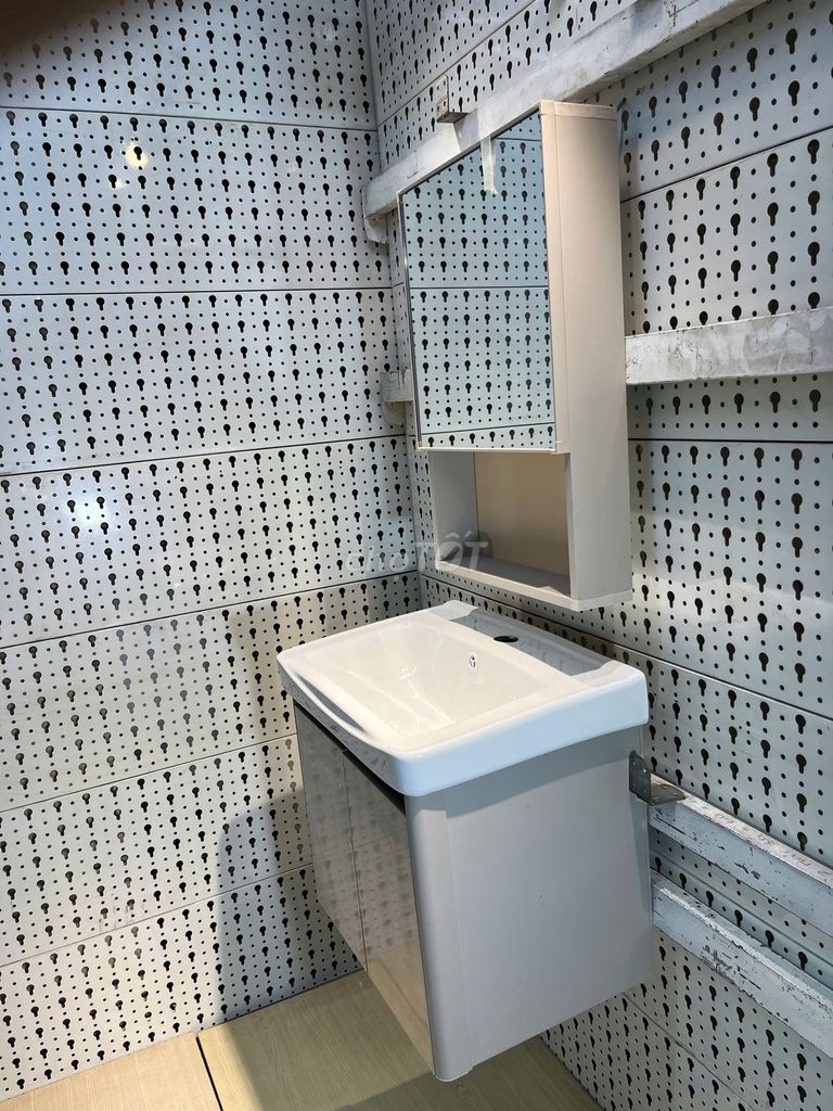 Tủ chậu lavabo mini chất liệu nhựa PVC. Mua bán Thiết bị vệ sinh, nhà tắm tại Quận Ba Đình Hà Nội được đăng bởi Trần Phú hình 1