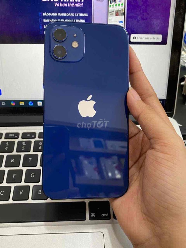 Iphone 12 64G Xanh LLA - Pin 100%. Mua bán Điện thoại tại Quận 3 Tp Hồ Chí Minh được đăng bởi Tuấn Nguyễn hình 1