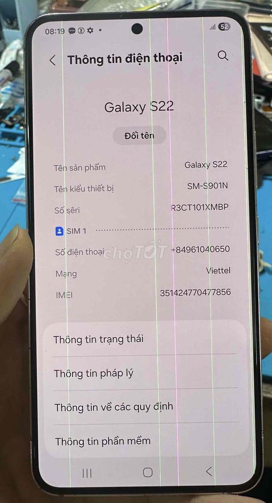 Samsung S22 5g 8/256. Mua bán Điện thoại tại Quận Thanh Xuân Hà Nội được đăng bởi Phùng Chung hình 1