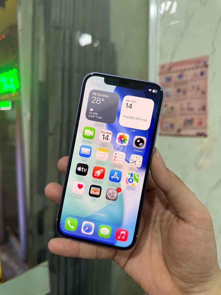 Apple iPhone 12 256GB Tím 100%. Mua bán Điện thoại tại Quận Tân Phú Tp Hồ Chí Minh được đăng bởi Được nguyễn  hình 1