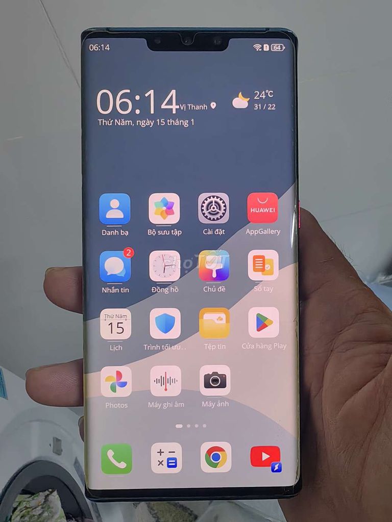 Huawei Mate 30 Pro Xanh ngọc. Mua bán Điện thoại tại Thành phố Vị Thanh Hậu Giang được đăng bởi Nguen hình 1