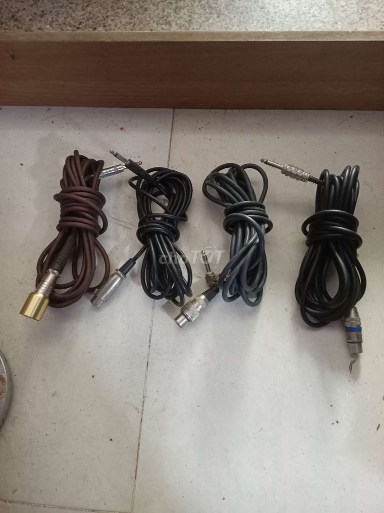Dây micro 5m Jack 6mm chống nhiễu tốt.. Mua bán Tivi, Âm thanh tại Quận Cẩm Lệ Đà Nẵng được đăng bởi Hoàng Tôn hình 1