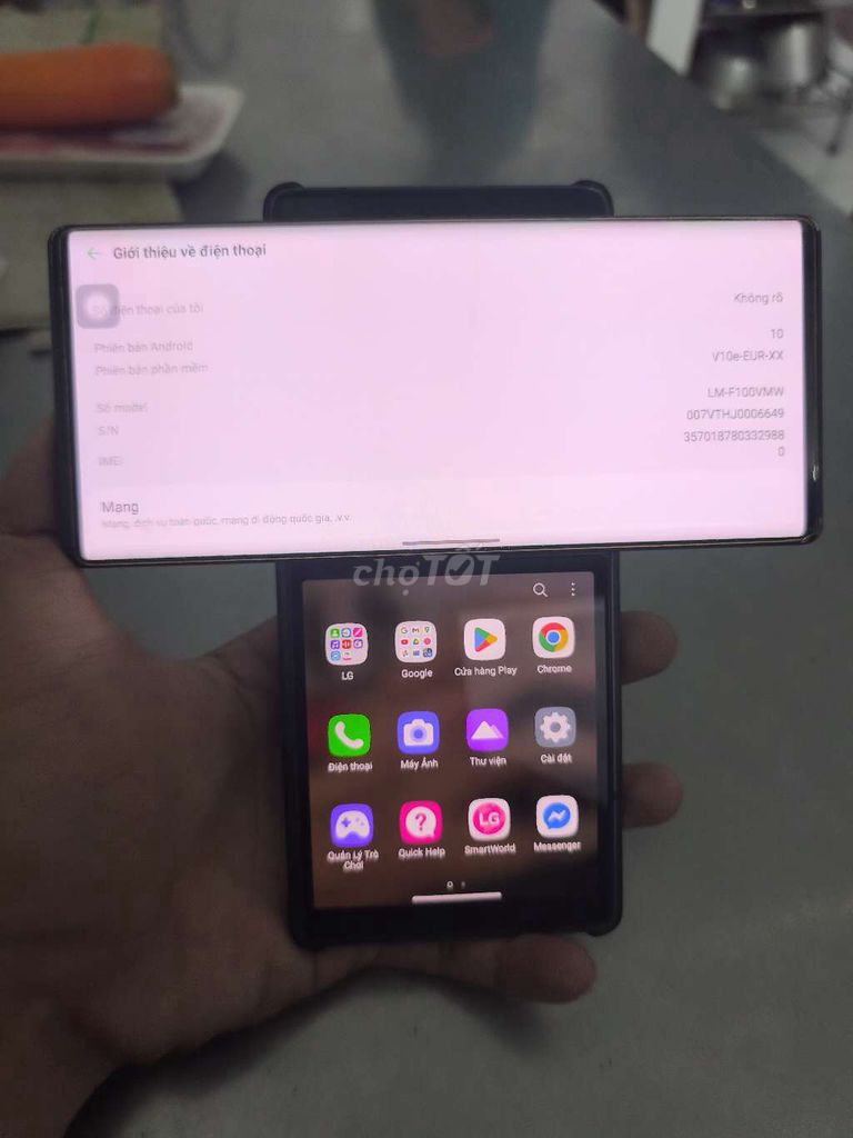 LG Wing 5G 256GB Đen. Mua bán Điện thoại tại Thành phố Thủ Dầu Một Bình Dương được đăng bởi Đức Huy hình 1