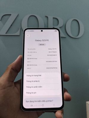 Samsung S23 FE 128GB Trắng