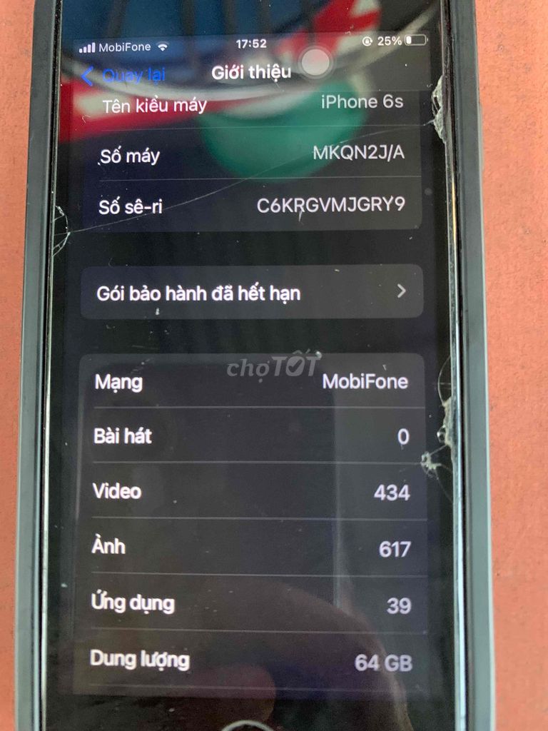 Apple iPhone 6s 64GB 100% pin. Mua bán Điện thoại tại Quận Cẩm Lệ Đà Nẵng được đăng bởi Hung hình 1