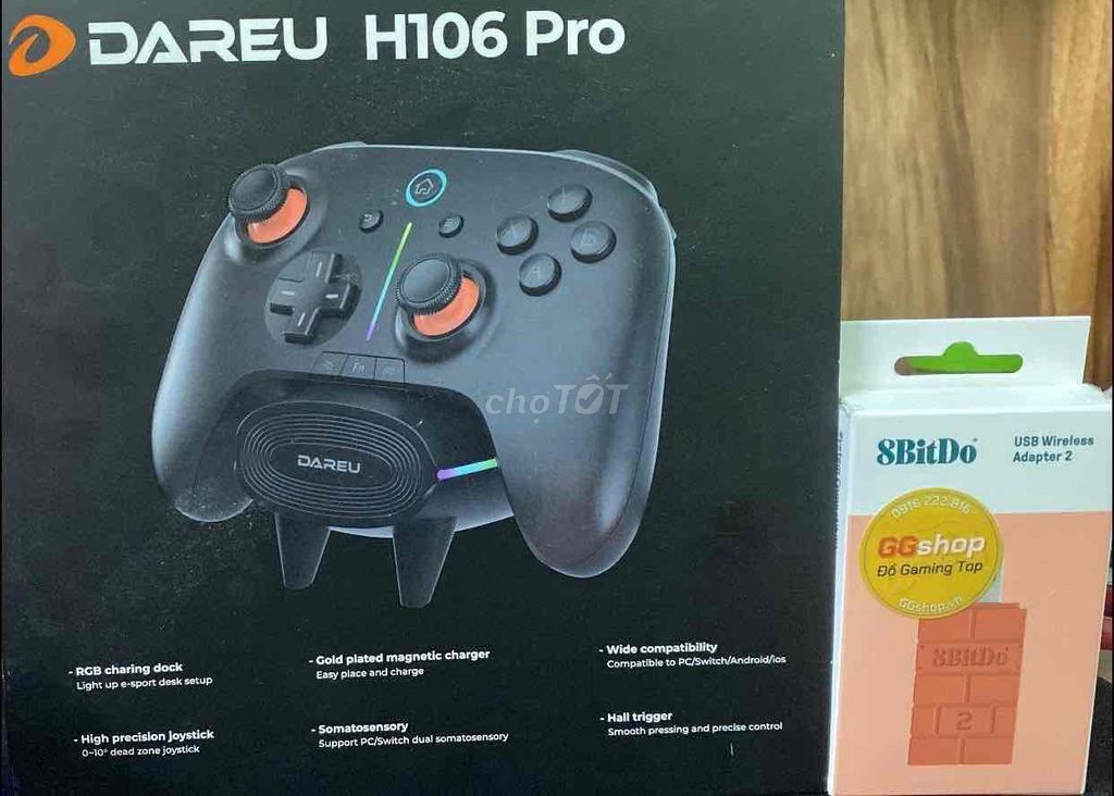 Tay cầm Dareu H106pro/ Usb receiver 8bitdo. Mua bán Thiết bị chơi game tại Quận Hai Bà Trưng Hà Nội được đăng bởi Nguyễn Tín hình 1