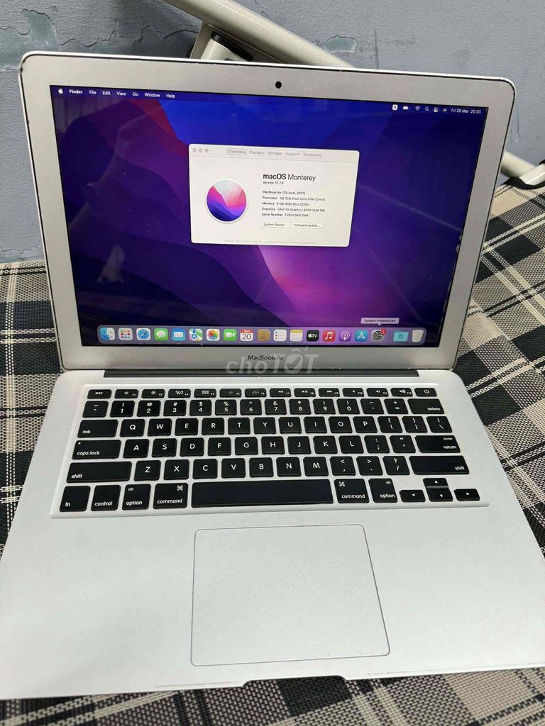 cần bán Macbook Air 2017 sử dụng tốt. Mua bán Laptop tại Quận Ngũ Hành Sơn Đà Nẵng được đăng bởi Đỗ Thanh Hồng hình 1