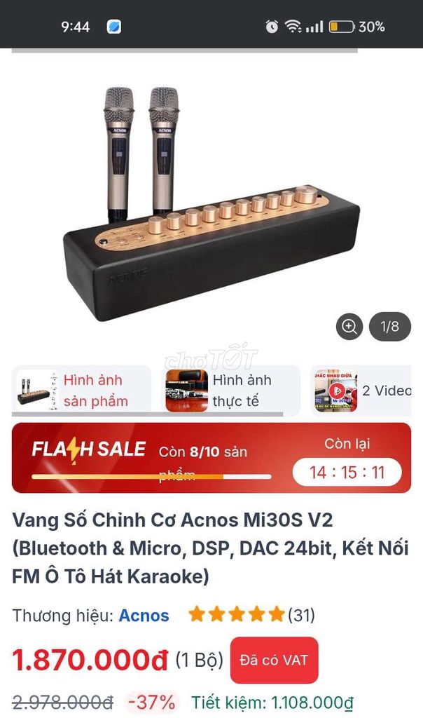 Loa karaoke nghe nhạc xách tay. Mua bán Tivi, Âm thanh tại Quận Tân Bình Tp Hồ Chí Minh được đăng bởi phong hình 1