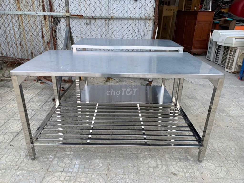 Bàn Inox chế biến sơ chế. Dịch vụ dọn dẹp nhà tại Quận Sơn Trà Đà Nẵng được đăng bởi THẾ GIỚI ĐỒ CŨ ĐÀ NẴNG hình 1