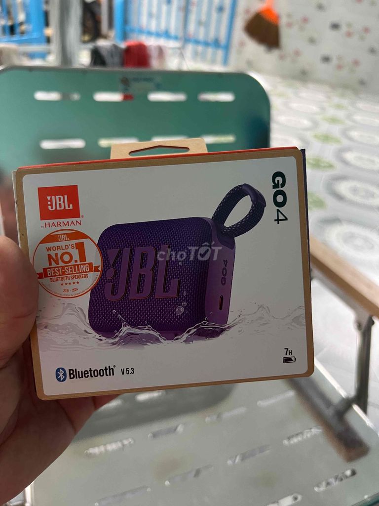 Loa Bluetooth JBL GO4 Tím V5.3. Mua bán Tivi, Âm thanh tại Huyện Trảng Bom Đồng Nai được đăng bởi Sáng hình 1