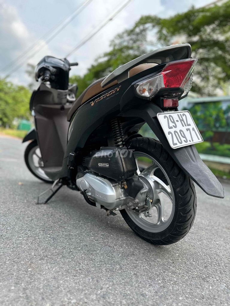 Honda Vision Khoá Smartkey Xanh ngọc lục bảo,