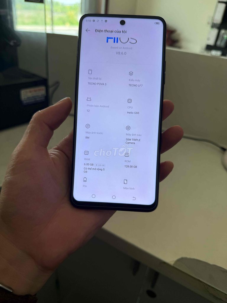 Tecno Pova 3 128GB Đen Like New. Mua bán Điện thoại tại Huyện Thuỷ Nguyên Hải Phòng được đăng bởi Hùng Nguyễn THP store hình 1