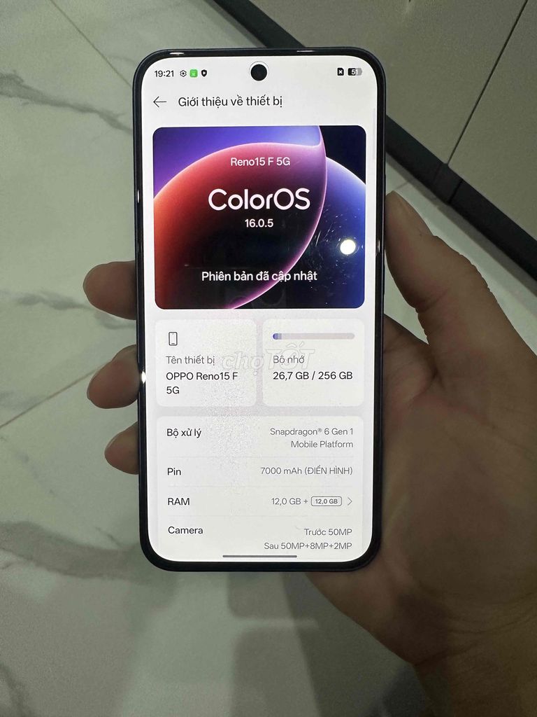 OPPO Reno 15F 5G 256GB Xanh. Mua bán Điện thoại tại Thành phố Bà Rịa Bà Rịa - Vũng Tàu được đăng bởi Van T hình 1