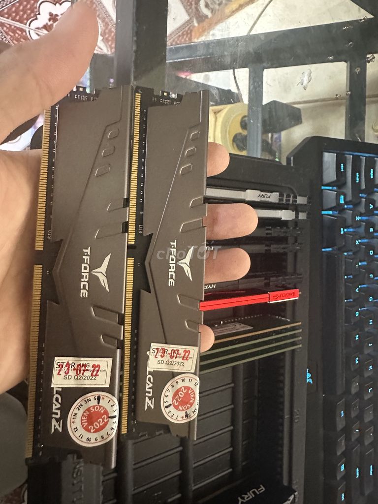 RAM TeamGroup T-FORCE 16GBx2 còn Bh 2027. Mua bán Linh kiện (RAM, Card...) tại Huyện Châu Đức Bà Rịa - Vũng Tàu được đăng bởi Nguyễn Hùng Thắng hình 1