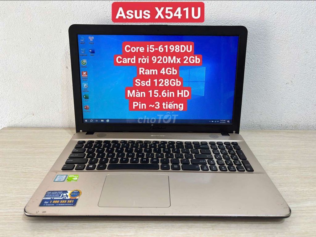 Asus X541U i5 th6 /4GB/128GB Giá rẻ. Mua bán Laptop tại undefined Cần Thơ được đăng bởi Laptop Linh Kiện PC Nhật Mỹ CT hình 1