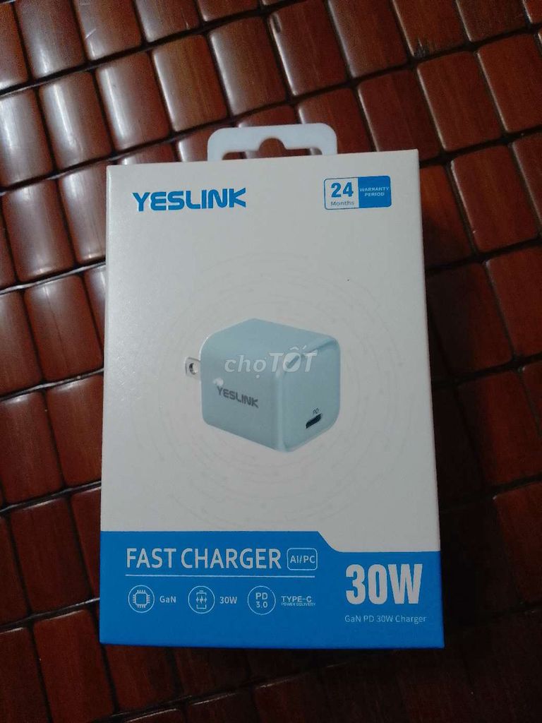 YESLINK P113B Sạc nhanh 30W Xanh nhạt. Mua bán Phụ kiện (Màn hình, Chuột...) tại Quận Đống Đa Hà Nội được đăng bởi Nguyễn Xuân Bảo hình 1