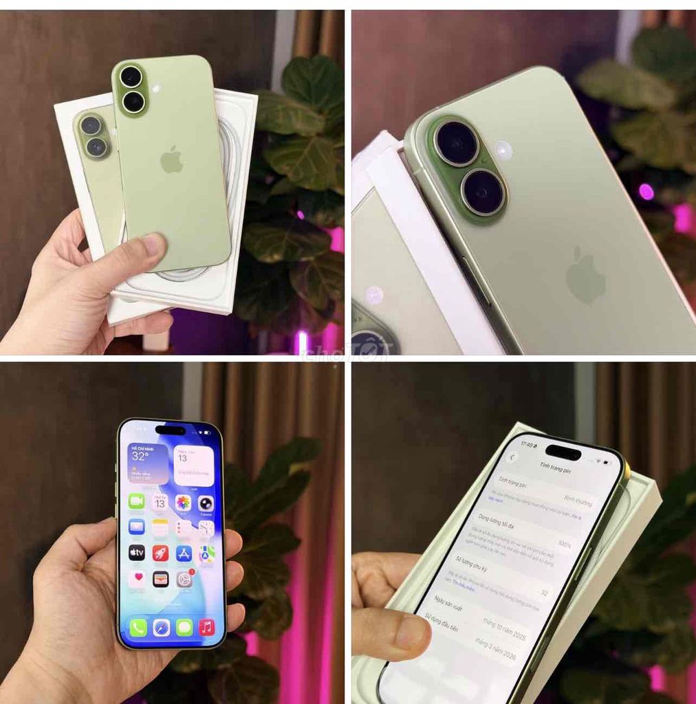 iPhone 17 256Gb Xanh lá FULLBOX BH APPLE 2027. Mua bán Điện thoại tại Quận Thanh Xuân Hà Nội được đăng bởi Nguyễn Huy Dũng hình 1