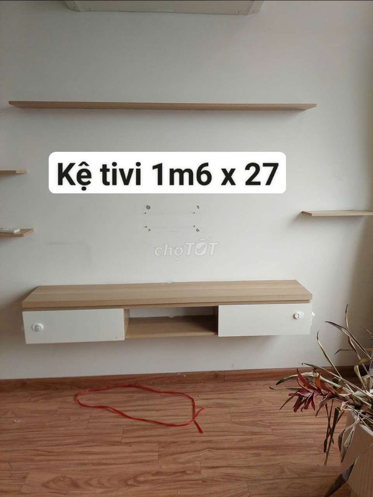 Kệ tivi treo tường gỗ 1m6. Mua bán Tủ, kệ gia đình tại Quận Hà Đông Hà Nội được đăng bởi Vũ văn khương hình 1